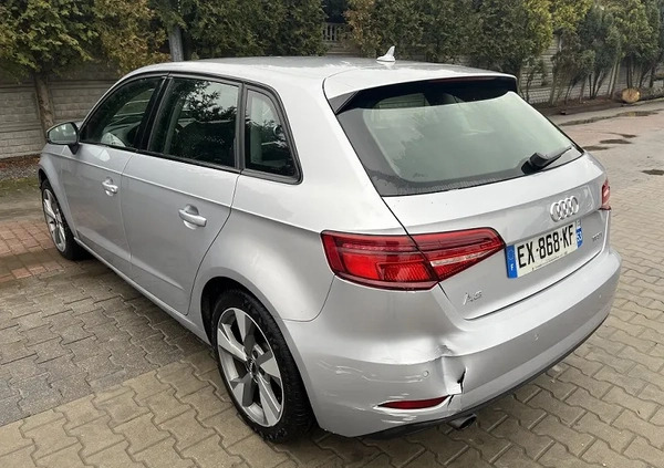 Audi A3 cena 42900 przebieg: 69126, rok produkcji 2018 z Gorzów Wielkopolski małe 46